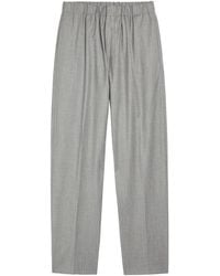 Lardini - Wool And Silk-Blend Trousers - Lyst