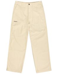Malbon - Braxton Logo-Embroidered Cotton Trousers - Lyst