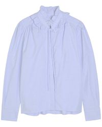 Citizens of Humanity - Calista Ruffle Cotton Blouse - Lyst