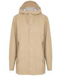 Rains - Hooded Rubberised Jacket - Lyst