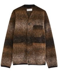 Universal Works - Ombré Wool-Blend Cardigan - Lyst