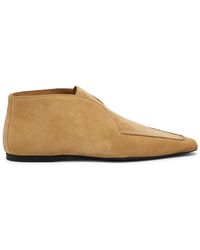 TOTEME - The Desert Suede Ankle Boot - Lyst