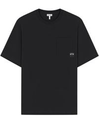 Loewe - Logo-Embroidered Cotton T-Shirt - Lyst