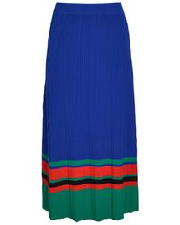 Wales Bonner - Island Ribbed-Knit Midi Skirt - Lyst