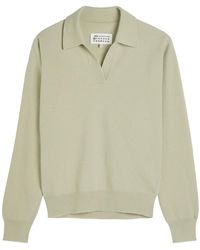 Maison Margiela - Wool Polo Jumper - Lyst