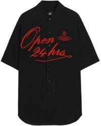 Vivienne Westwood - Open 24Hr Bowling Printed Woven Shirt - Lyst
