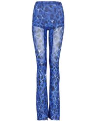 KNWLS - Halcyon Printed Stretch-tulle leggings - Lyst