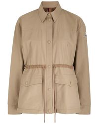 Moncler - Saulon Cotton-Blend Poplin Parka - Lyst