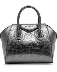 Givenchy - Antigona Toy Metallic Leather Top Handle Bag - Lyst