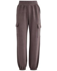 Varley - The Cargo Pant Stretch-Jersey Sweatpants Uk8-10 - Lyst