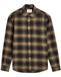 NN07 - Deon Plaid Cotton Shirt - Lyst