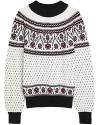 KHAITE - Guy Fair Isle Cashmere Jumper - Lyst