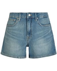 GOOD AMERICAN - Good Everyday Stretch-Denim Shorts - Lyst