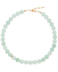 Anni Lu - Seafoam 18kt Gold-plated Beaded Necklace - Lyst