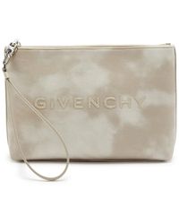 Givenchy - Logo-embroidered Canvas Cosmetics Pouch - Lyst
