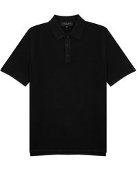 Rag & Bone - Harvey Cotton-blend Polo Shirt - Lyst