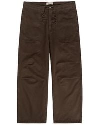 Entire studios - Barren Wide-Leg Denim Cargo Trousers - Lyst