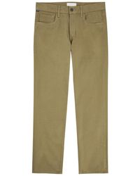 Citizens of Humanity - Elijah Straight-Leg Stretch-Twill Trousers - Lyst