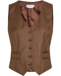 Gabriela Hearst - Coleridge Wool And Silk-Blend Vest - Lyst
