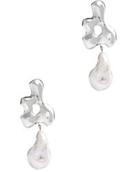 AGMES - Baroque Bodmer Sterling Drop Earrings - Lyst