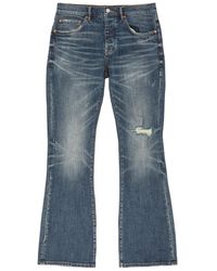 Purple Brand - Distressed Flared Jeans - Lyst