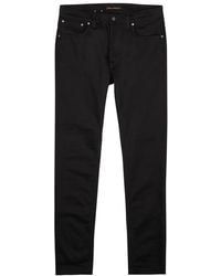 Nudie Jeans - Lean Dean Slim-Leg Jeans - Lyst