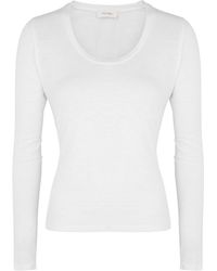 American Vintage - Jacksonville Slubbed Cotton-Blend Top - Lyst