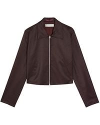 Our Legacy - Statue Satin-Twill Jacket - Lyst