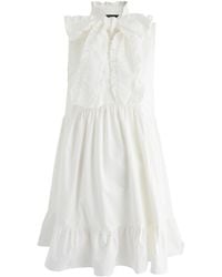 Sister Jane - Enchanted Bow Tiered Cotton Mini Dress - Lyst