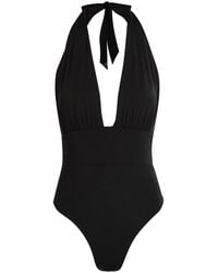 Max Mara - Calle Halterneck Stretch-Polyamide Swimsuit - Lyst