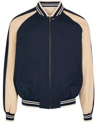 Valentino Garavani - Panelled Cotton Bomber Jacket - Lyst