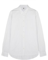 Totême - Totême Striped Cotton-poplin Shirt - Lyst