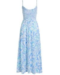 Free People - Sweet Nothings Printed Cotton Midi Dress - Lyst