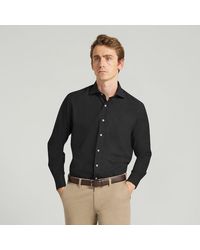 Harvie & Hudson - Black Pure Cotton Casual Shirt - Lyst