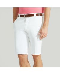 Harvie & Hudson - White Meyer Tailored Cotton Short - Lyst