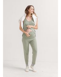 HATCH - The Softest Rib Over/under Lounge Pant - Lyst