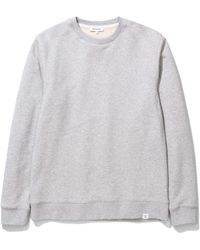 Norse Projects Cotton vagn Classic Crew Sweatshirt Light Grey Melange in Grey for Men Mens Clothing Activewear gym and workout clothes Sweatshirts 
