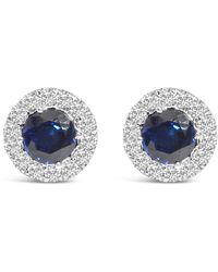 Haus of Brilliance - 14K 3.0 Cttw Lab-Grown Diamond Halo Stud Earrings & F-G Color, Vs1-Vs2 Clarity) - Lyst
