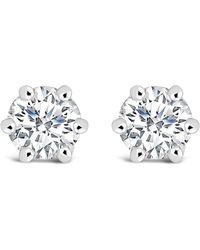 Haus of Brilliance - 14K 1/2 Cttw Lab-Grown Diamond 6 Prong Hidden Halo Stud Earrings (F-G Color, Vs1-Vs2 Clarity) - Lyst