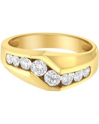 Haus of Brilliance - 14Kt Round Cut Diamond Ring (1 Cttw, H-I Color, Si2-I1 Clarity) - Lyst