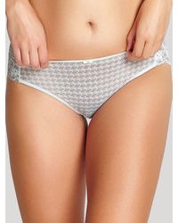 Panache Lingerie 9072 Tango Leaf Embroidered Brief Panty