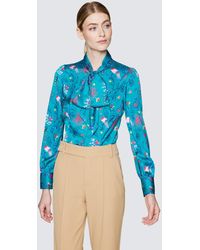 Pussy-Bow Blouses for Women - Up to 61% off | Lyst