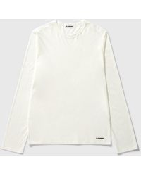 Jil Sander Long Sleeve T-shirt - White