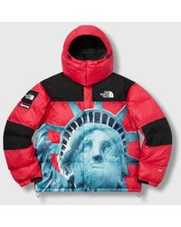 Supreme 19fw Tnf Statue Of Liberty Baltoro Jacket - Red