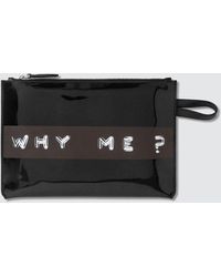 Burberry " ""why Me?"" Cosmetic Pouch" - Black