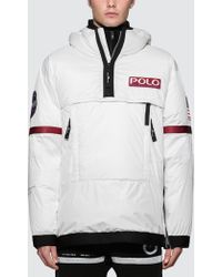 polo jacket white