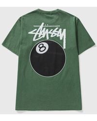 Stussy 8 Ball Pigment Dyed T-shirt - Green