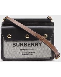 mini horseferry print title bolsa with pocket detail
