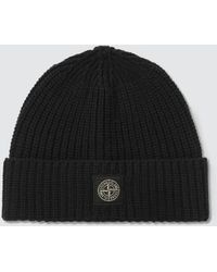 stone island short rolled beanie