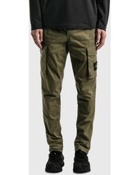olive green stone island cargo pants